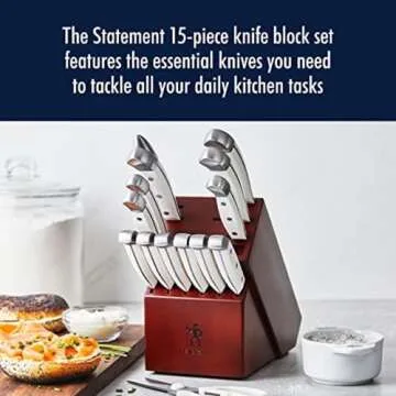 HENCKELS 15-Piece Knife Set for Every Culinary Need