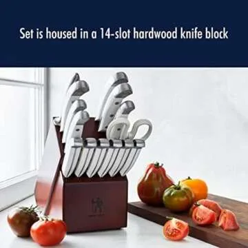 HENCKELS 15-Piece Knife Set for Every Culinary Need