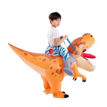 Spooktacular Inflatable T-Rex Costume for Kids