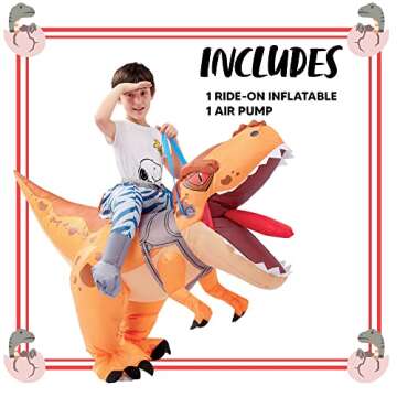 Spooktacular Inflatable T-Rex Costume for Kids