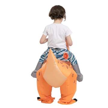 Spooktacular Inflatable T-Rex Costume for Kids