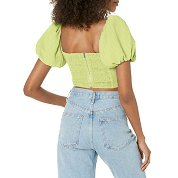 Stylish ASTR the Label Women's Paola TOP in Lime