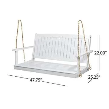 Christopher Knight Phoebe Acacia Wood Porch Swing