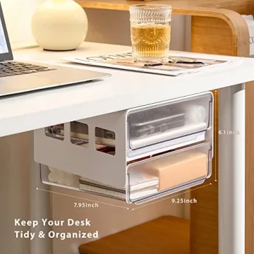 Under Desk Drawer Organizer - Maximize Your Workspace