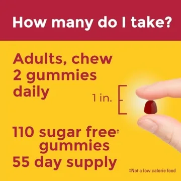 Nature Made Sugar-Free Vitamin D3 Gummies for Immune Support