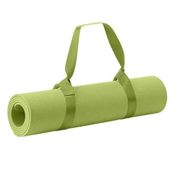 Amazon Basics 6-Piece Yoga Set - TPE Mat & Accessories