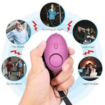 Safety Keychain Set for Women and Kids - 10 Pcs