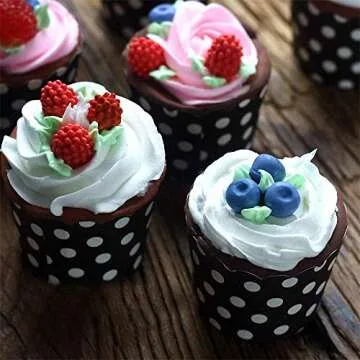 4Pcs Strawberry, Tangerine Segment, Raspberry and Blueberry Fondant Molds, 3D Fruit Berries Mandarin Orange Silicone Chocolate Candy Mold for Cake Cupcake Topper Decoration Soap Wax Candle Embeds Mold