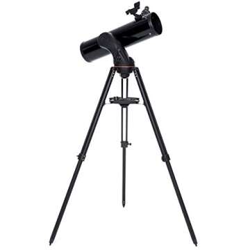 Celestron Astro Fi 130 Wireless Reflecting Telescope, Black (22203)