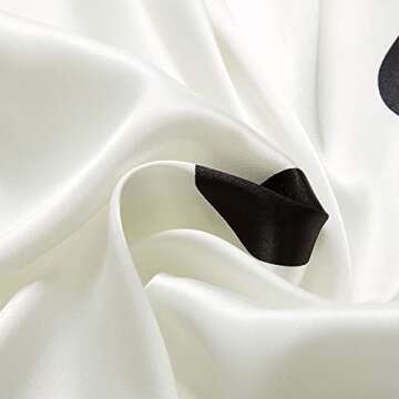 Lonxu Womens Satin Pajamas Set Luxury Comfort Sleepwear