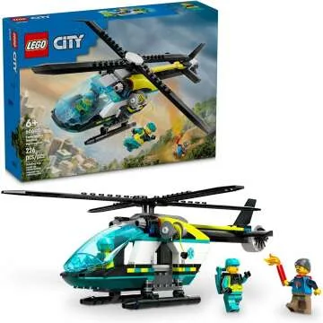 LEGO City Emergency Rescue Helicopter for Kids