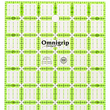 Omnigrid Non-Slip Quilter’s Ruler for Precise Cutting