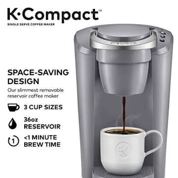 Keurig Compact Single-Serve Coffee Maker for Quick Brews