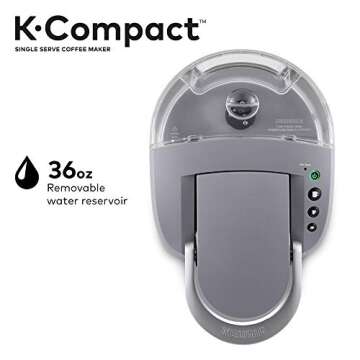 Keurig K-Compact Single-Serve K-Cup Pod Coffee Maker, Moonlight Gray