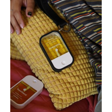 Touchland Mist Case - Stylish Hand Sanitizer Holder with Keyring