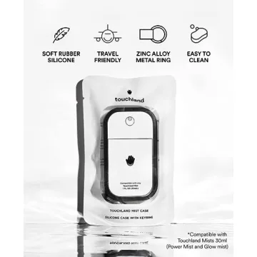 Touchland Mist Case - Stylish Hand Sanitizer Holder with Keyring