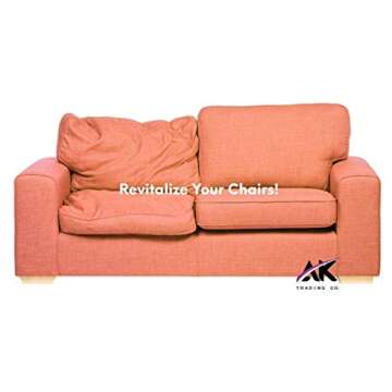 AK TRADING CO. CertiPUR-US® Certified Upholstery Foam Padding (Foam Cushion, Seat Replacement & Upholstery Sheet) - 1" H X 12" W x 72"L