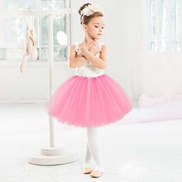 Molain Layered Tutu Skirt for Kids - Perfect for Parties and Dance