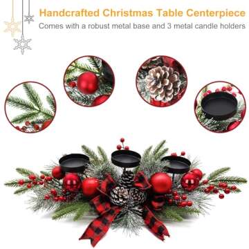 Elegant SUNNYPARK Christmas Table Centerpiece Decoration