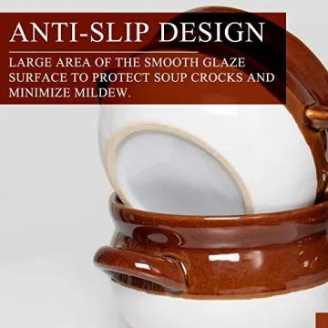 Vumdua 16 Oz French Onion Soup Bowls with Handles