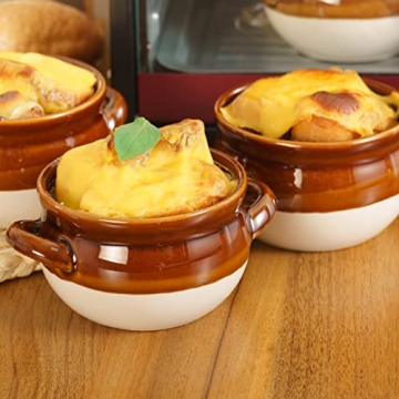 Vumdua 16 Oz French Onion Soup Bowls with Handles