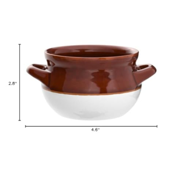 Vumdua 16 Oz French Onion Soup Bowls with Handles