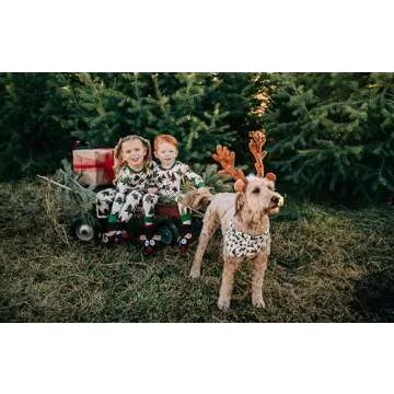 Lazy One Flapjacks, Matching Christmas Pajamas for the Dog, Baby & Kids, Teens, and Adults (No Peeking!, 6 MO)