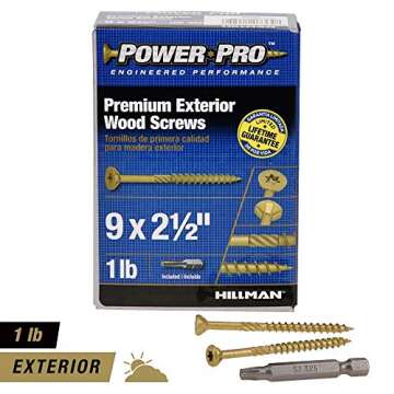 Power Pro 48599 Wood Screws - Ultimate Outdoor Fastening Solutions