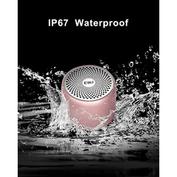 EWA A106 Portable Mini Bluetooth Speaker, Enhanced Bass and High Definition Sound, Portable Design, for iPhone, iPad,Nexus,Laptops and More (Rosegold)