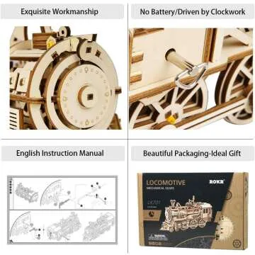 ROKR 3D Wooden Puzzle Kit for Creative Minds