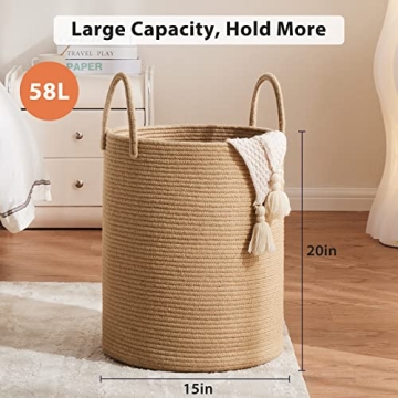 Fiona's Eco-Friendly Jute Laundry Hamper for Stylish Storage