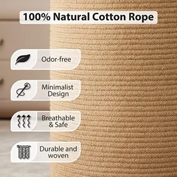 Fiona's Eco-Friendly Jute Laundry Hamper for Stylish Storage