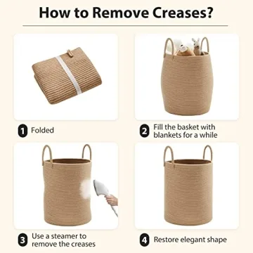 Fiona's Eco-Friendly Jute Laundry Hamper for Stylish Storage