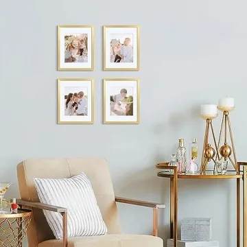 Upsimples 11x14 Picture Frame Set of 5 - Elegant Home Decor