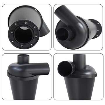 Senneny Dust Collector Cyclone Separator for Woodworking and Workshop Vacuum Kit