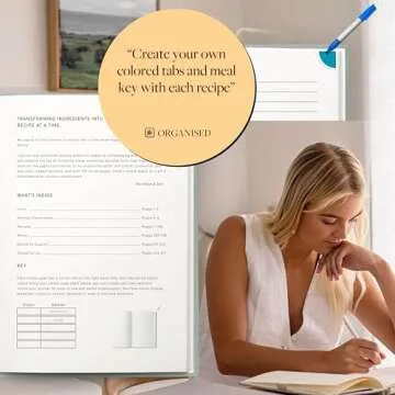 Scribble & Dot® Recipe Book To Write In Your Own Recipes | Create Your Own Cookbook Journal | Hardback Premium Recipe Journal | Keepsake Recipe Notebook| Food Diary DIY Colour Tabs | AirFryer Conversions | 100 Recipes!