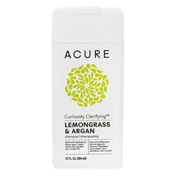 Acure Curiously Clarifying Shampoo With Lemongrass & Argan, 12 Oz