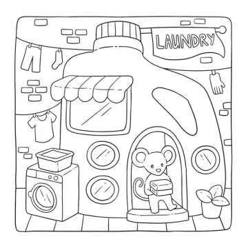 Cute & Simple Coloring Book for All Ages with Animals