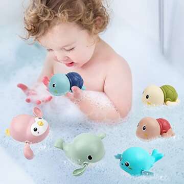 Cute Swimming Bath Toys for Toddlers and Babies