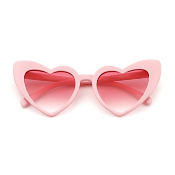 Love Heart Shaped Sunglasses - Chic Retro Gift for Women