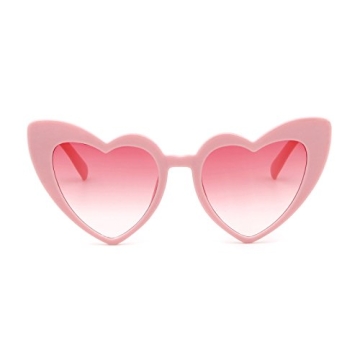 Love Heart Shaped Sunglasses - Chic Retro Gift for Women