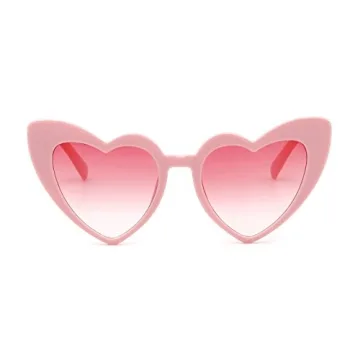Love Heart Shaped Sunglasses - Chic Retro Gift for Women