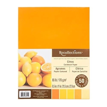 Recollections Citrus Cardstock - Vibrant Crafting Essential