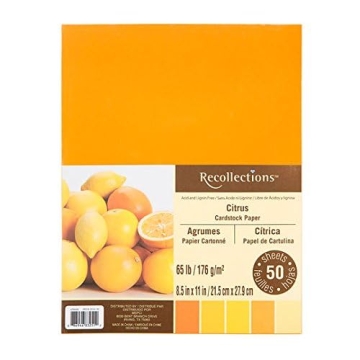 Recollections Citrus Cardstock - Vibrant Crafting Essential