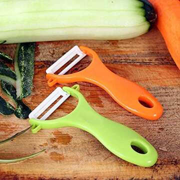 COLIBROX Peelers - Effortless Vegetable & Fruit Peeling Set