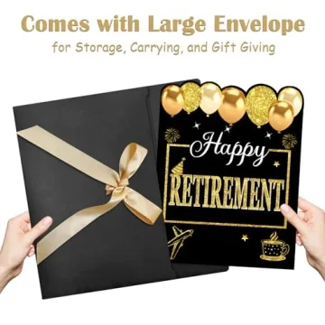 Kuxriox Retirement Party Cards for Men & Women