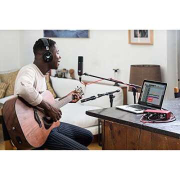 Focusrite Scarlett 2i2 Studio USB Audio Interface (3rd Gen) w/Deco Gear Recording Bundle