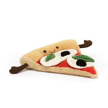 Jellycat Amuseables Slice of Pizza Plush Toy - 9" Fun Food Gift