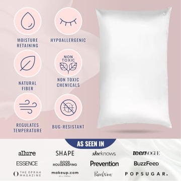 Blissy Silk Pillowcase - 100% Mulberry Silk Luxury
