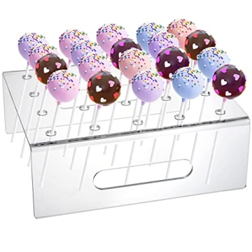 Jucoan Cake Push Up Pop Containers with Display Stand